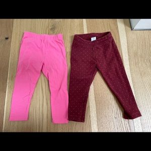 Gap toddler girl tights - size 18-24M and 2T